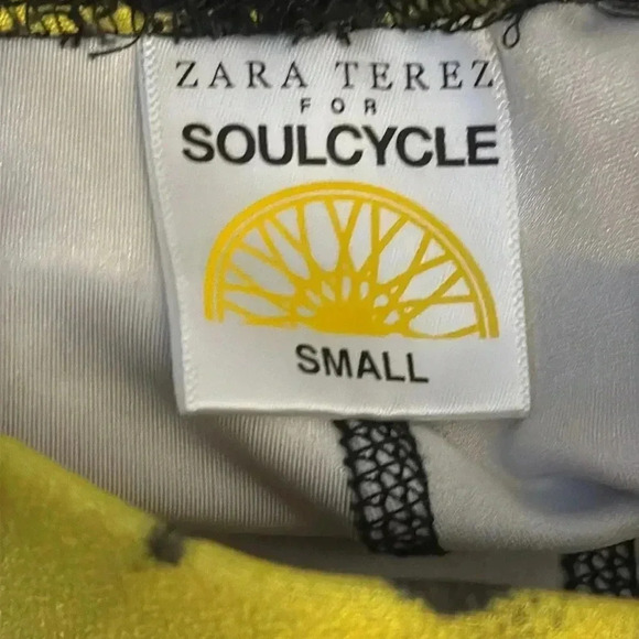 SOULCYCLE Zara Terez Pants Explosion Fitted Fitness Tights Size Large - Picture 3 of 3